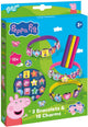 Bambolino peppa pig schuifarmbandjes maken - 3 stuks - speelgoed kinderen - met 18 bedels - kleuter speelgoed - knutselen - voor meisjes en jongens - vanaf 3 jaar - toys