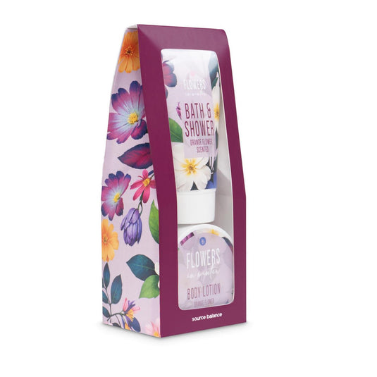 Source balance bad giftset flowers in bloom 2-delig