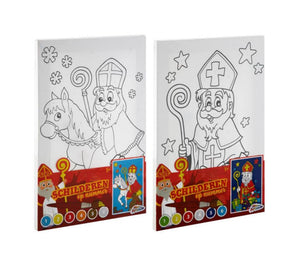 Grafix sinterklaas canvas schilderen op nummer