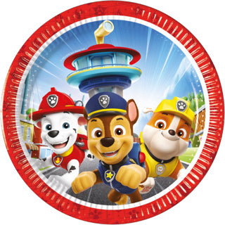 Paw patrol bordjes 8 stuks 20 cm | 2 stuks