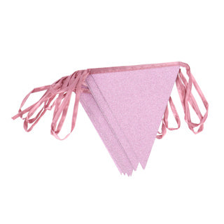 Afbeelding laden in galerijviewer, No brand glitterslinger rose goud 6 meter | 10 stuks
