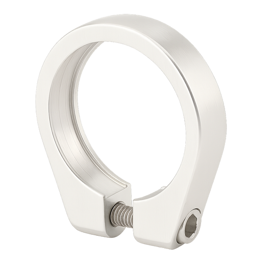 Zadelpenklem ø34.9 aluminium met inbusbout -