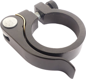 Ergotec zadelpenklem scq-030 ø28,6 mm aluminium met snelspanner - zwart