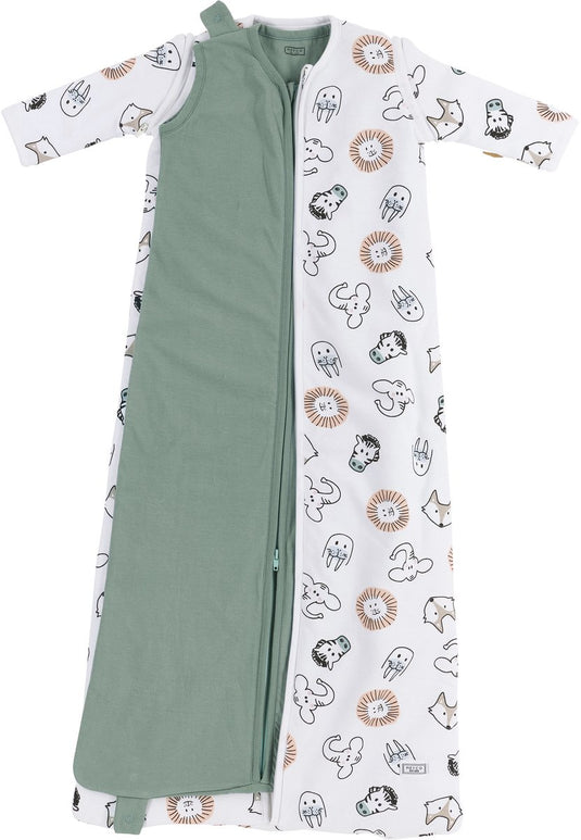 Meyco baby animal baby slaapzak 4 seizoenen - multicolour - 3.0 tog