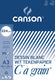 Canson tekenblok c à grain 224 g m² formaat 297 x 42 cm (a3)
