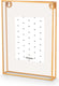 Vtwonen - basic - fotolijst - goud - metaal - 20x28x3,5cm