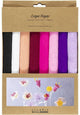 Creativ company crêpepapier paars en roze harmonie 8 vel