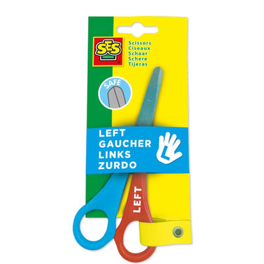 Ses kinder schaar linkshandig