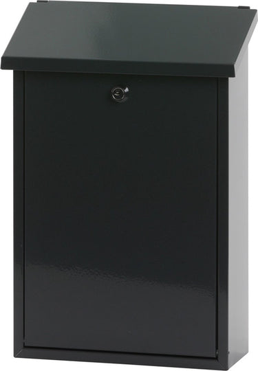 V-part - wandbrievenbus toledon - galvanized steel powder coated - antraciet - brievenbus