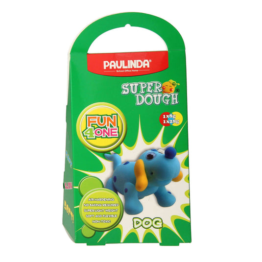 Paulinda super dough diertje kleien - 2 kleuren klei