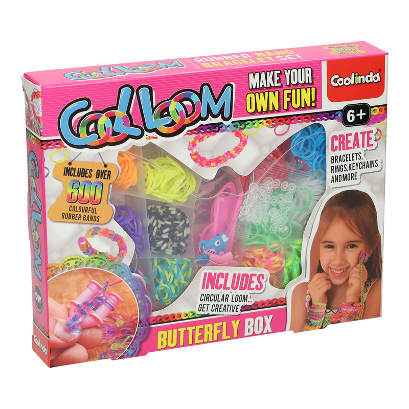 Afbeelding laden in galerijviewer, Paulinda cool loom in vlinder opbergdoos, 600dlg.
