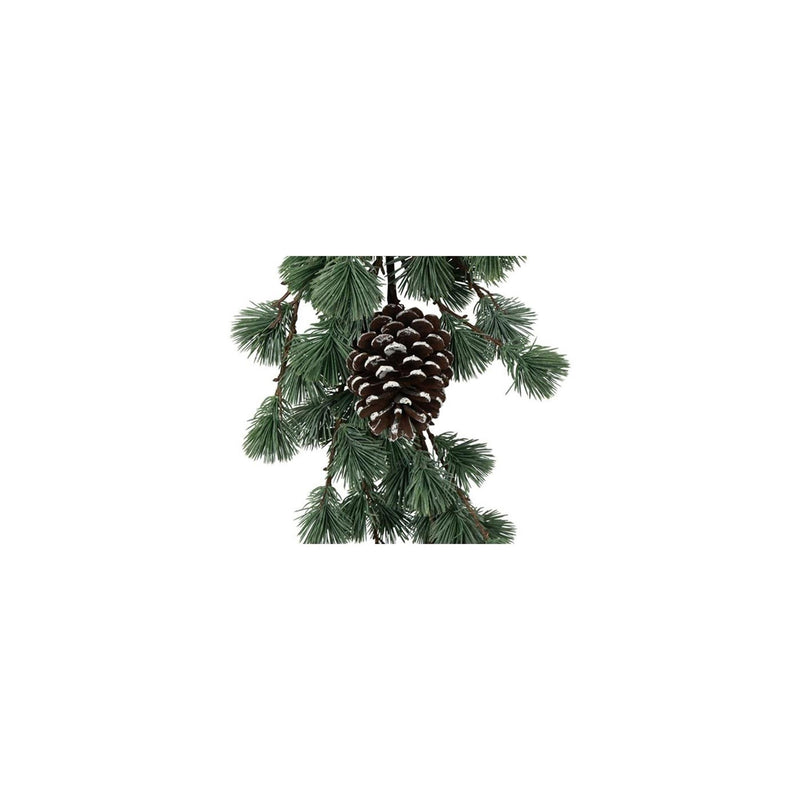 Afbeelding laden in galerijviewer, Country field countryfield guirlande pinus parviflora grijsgroen zijde 21,9x27,9x15,2cm
