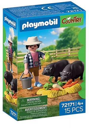 Playmobil country boer met hangbuikzwijn - 72171