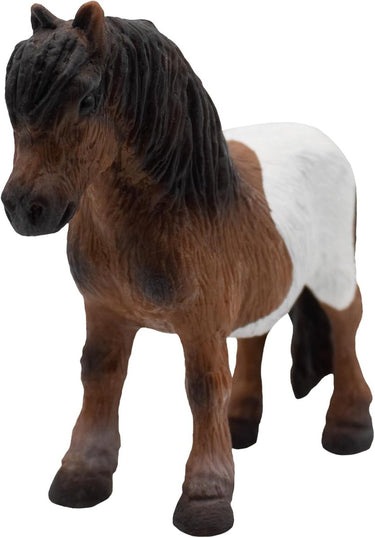 Bullyland 62566 – speelfiguur en verzamelfiguur shetland pony – ca. 9 cm – levensecht en detailrijk vormgegeven – ideaal als taartfiguur en klein cadeautje voor kinderen vanaf 3 jaar.