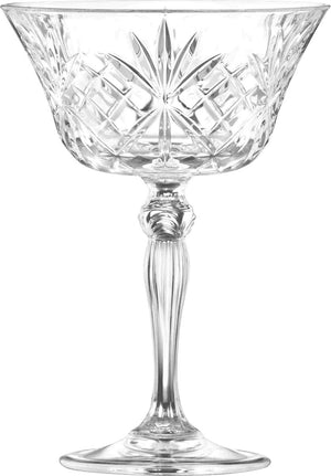 Rcr melodia champagneglas coupe 26 cl - 6 stuks
