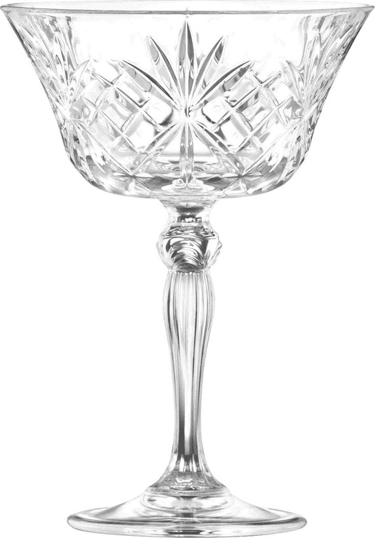 Rcr melodia champagneglas coupe 26 cl - 6 stuks