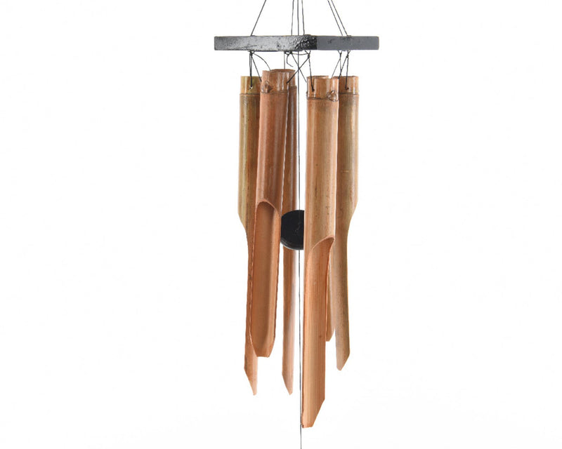Afbeelding laden in galerijviewer, Decoris windgong hout bamboe l13-h85cm
