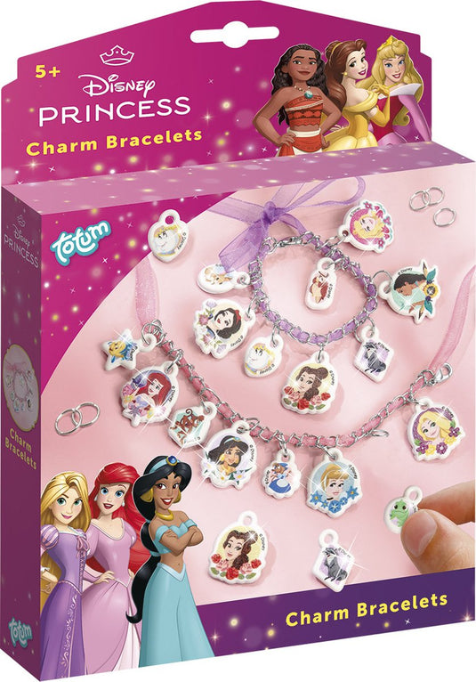 Totum disney princess 2 prinsessen bedel armbandjes maken | speelgoed meisjes vanaf 5 jaar sieraden knutselen cadeau tip creatief speelgoed