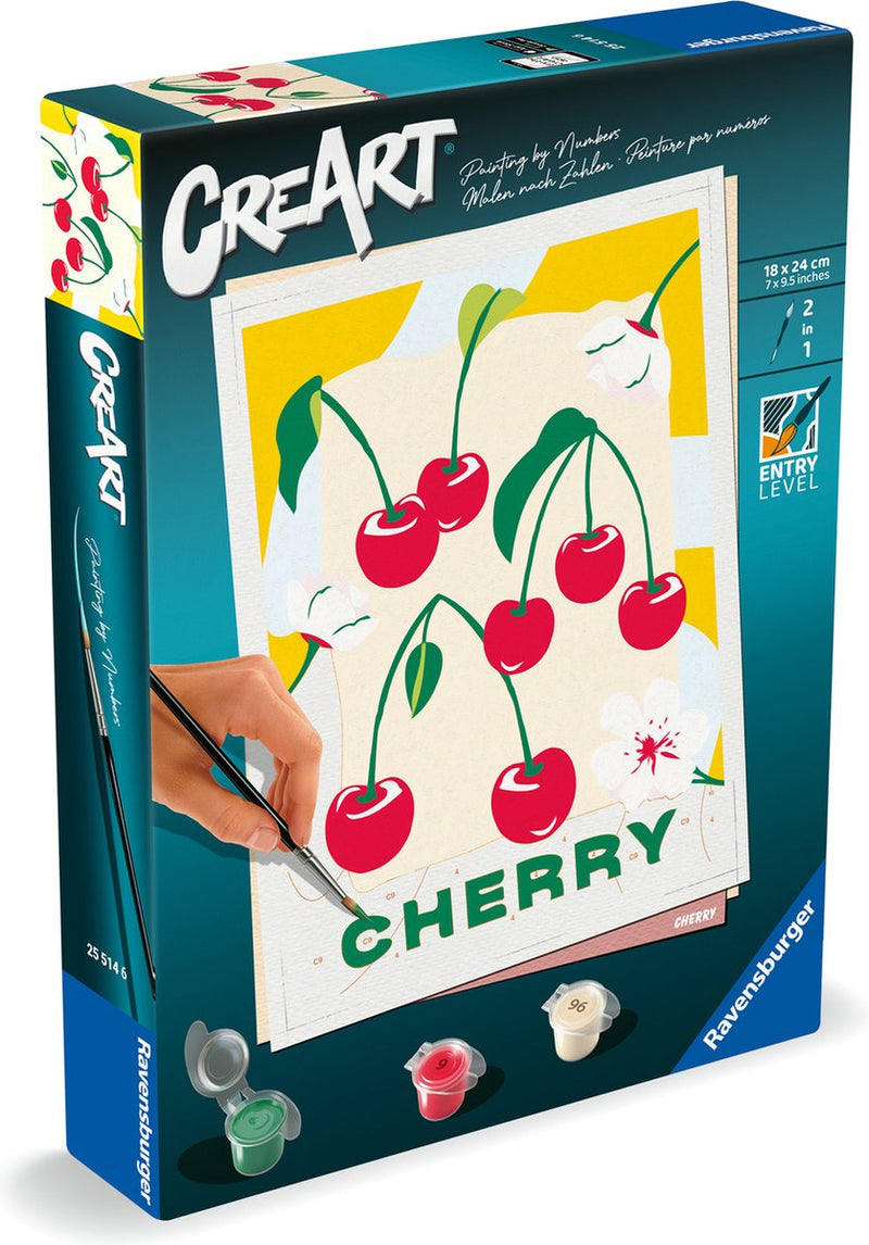 Afbeelding laden in galerijviewer, Ravensburger creart schilderen op nummer - kers
