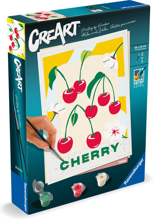 Ravensburger creart schilderen op nummer - kers
