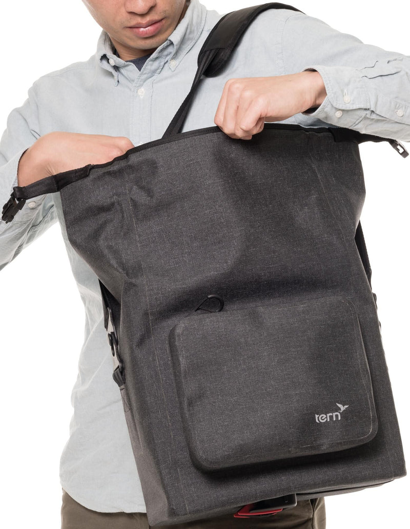 Afbeelding laden in galerijviewer, Tern bagagedragertas dry goods bag trunk bag dry goods bag tweed black
