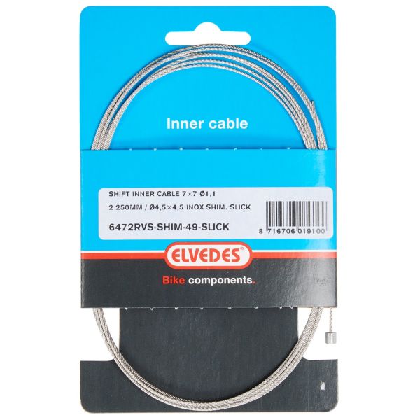 Afbeelding laden in galerijviewer, Elvedes schakel binnenk 2250mm RVS N-nip. 6472RVS-SHIM-49-SL
