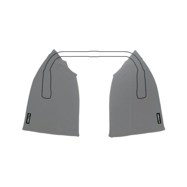 Afbeelding laden in galerijviewer, Ds covers handmof arcs - curved - zwart
