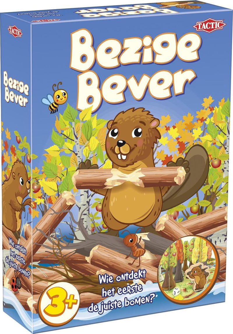 Afbeelding laden in galerijviewer, Tactic bezige bever – bordspel – geheugenspel met bouwen – spelenderwijs leren – familiespel – 2 tot 4 spelers – vanaf 3 jaar
