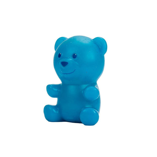 Jiggly pets gummymals gummy bear 12 cm + licht en geluid blauw