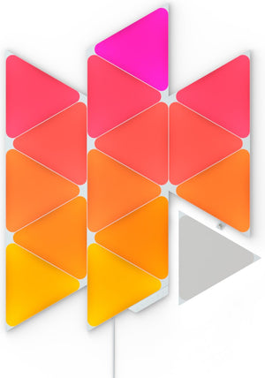 Nanoleaf shapes triangles starterkit - slimme verlichting - 15 led rgb panelen - siri, google, alexa