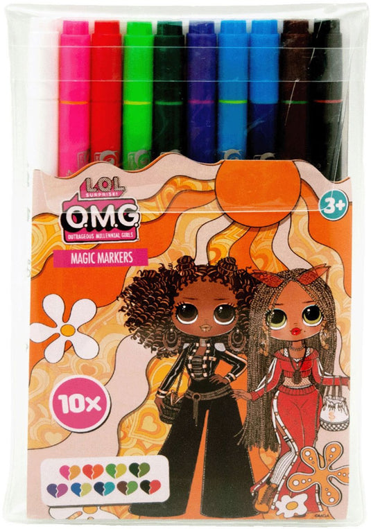 L.o.l. surprise magische stiften - creatieve speelgoedset 10 kleuren.