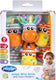 Playgro jungle pols- en voetrammelaarset zebra giraf - set van 4 stuks, 2 polsbandjes en 2 rammelsokjes -speelgoed baby - speelgoed 1 jaar - kraamcadeau - baby geschenkset
