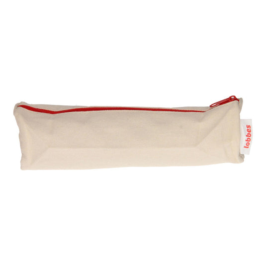 Lobbes katoenen etui - rood