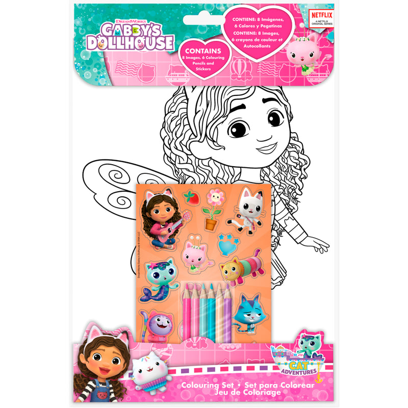 Afbeelding laden in galerijviewer, Gabby's dollhouse gabby #039;s dollhouse kleurset

