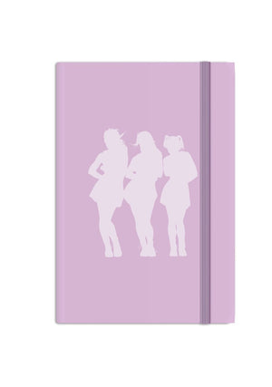 K3 originals - notitieboek - hardcover met elastiek - 14 x 21 cm - lijntjespapier