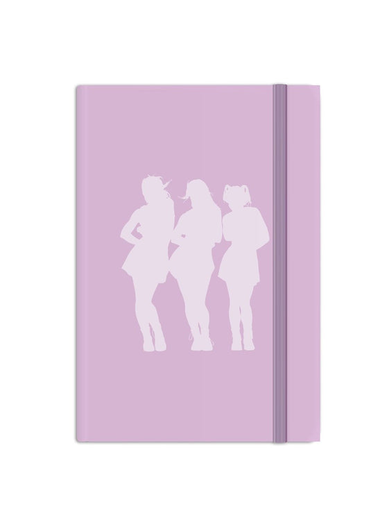 K3 originals - notitieboek - hardcover met elastiek - 14 x 21 cm - lijntjespapier