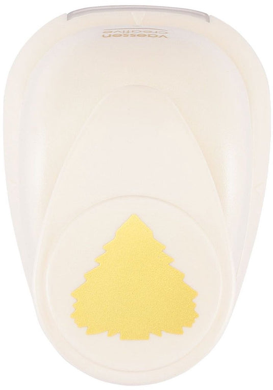 Vaessen creative pons - figuurpons - dennenboom - 2,2 x 2,2 cm