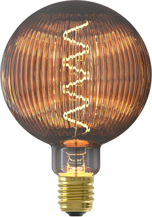 Calex pulse nantes led lamp - e27 - filament lichtbron - warm wit licht - rookglas