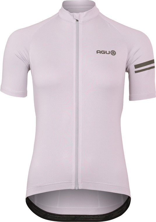 Agu core essential - fietsshirt - korte mouwen - dames - paars- maat m
