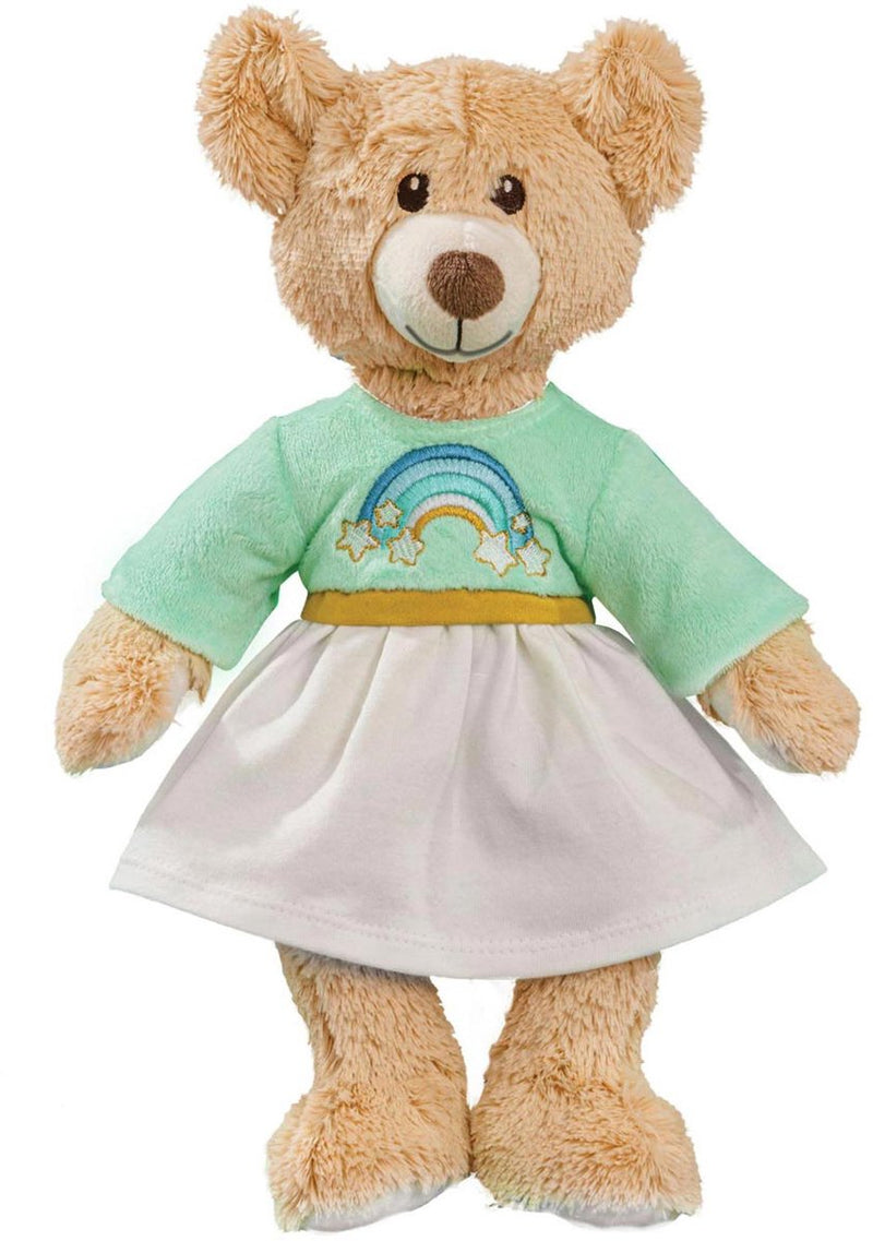 Afbeelding laden in galerijviewer, Heless knuffel pluche teddy rainbow, 32cm
