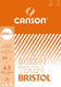 Canson tekenblok bristol formaat 297 x 42 cm (a3)