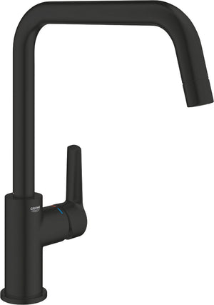 Grohe start keukenkraan - hoge uitloop - 150° draaibereik - mat zwart