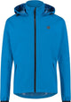 Agu go - regenjas - blauw - unisex - xxl - poray 5.000 - 100% gerecycled polyester - reflecterende details - compact opvouwbaar