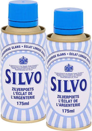 Silvo zilverpoets 2 x 175 ml - voordeelverpakking