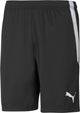 Puma teamliga shorts heren sportbroek - black- white m