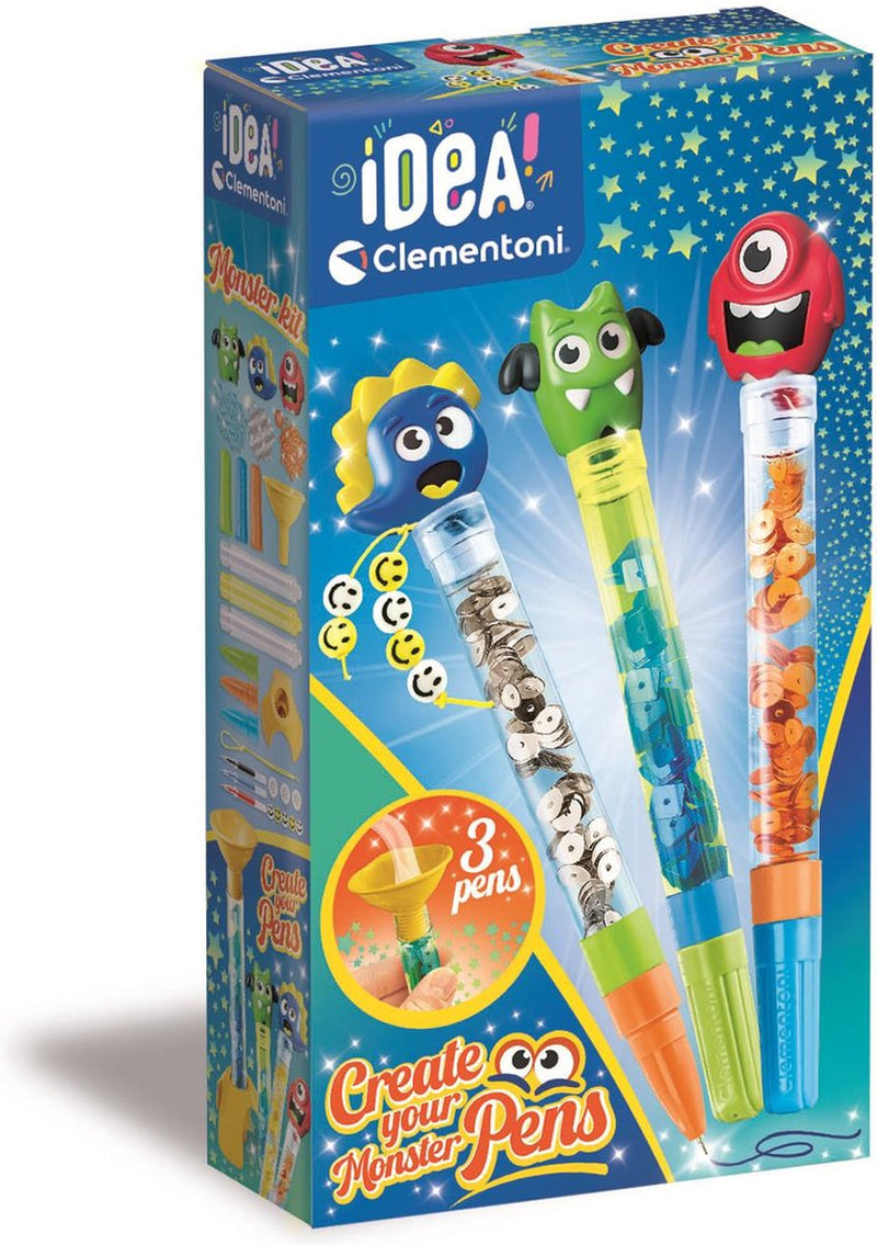 Afbeelding laden in galerijviewer, Clementoni idea maak je eigen pennen monster
