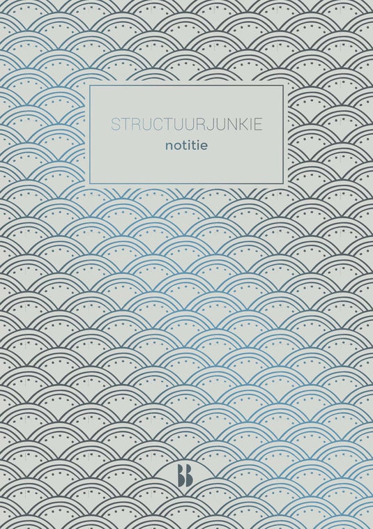 Structuurjunkie - notitieboek (grijs)