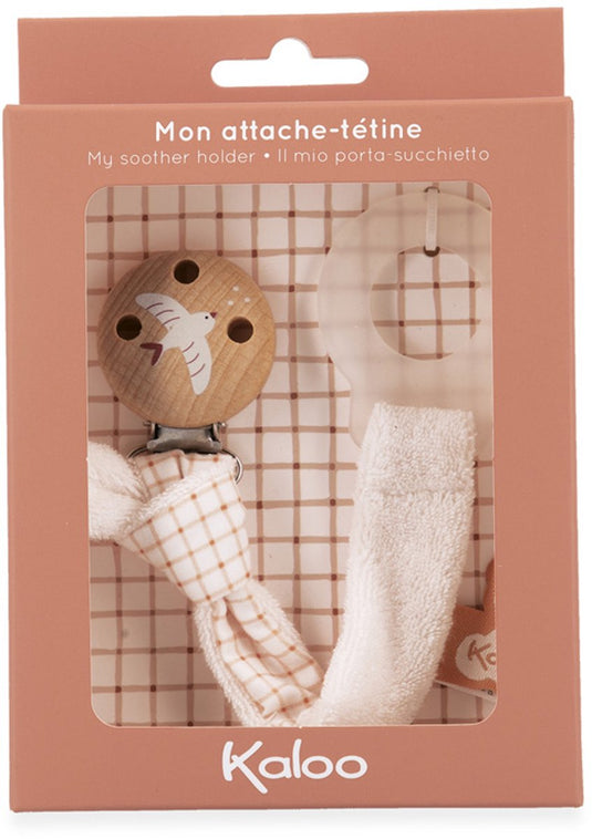Kaloo home - fopspeenhouder crème