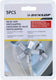 Dunlop autobanden ventieldoppen - 5 delig - zilver - aluminium - opvallende ventieldopjes - universele maat