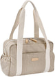 Béaba paris luiertas 16 l clay - unisex babytas van 100% gerecycled grs-polyester - 10 binnen- en buitenvakken - geïsoleerd flessenvak en waterdichte voering - inclusief verschoningsmatje, kinderwagenhaken en trolley-rits
